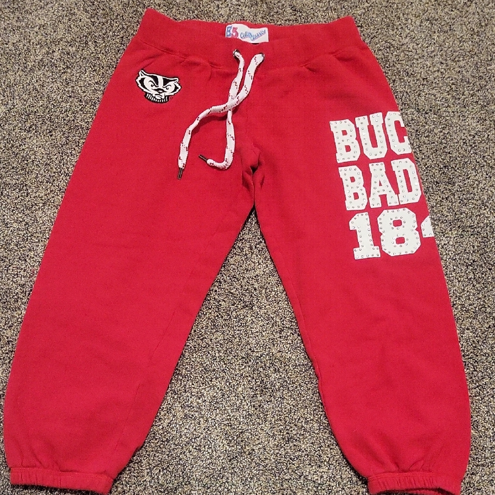 Juniors Red Sweatpants